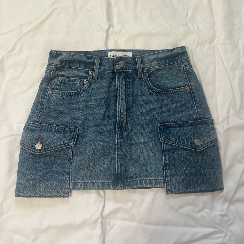Aritzia / Denim Forum Blue Denim Jean Skirt size 26